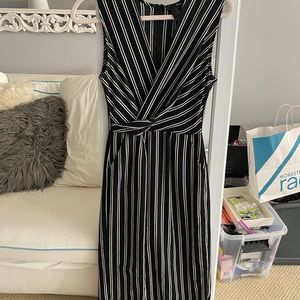 Black and white jumpsuit